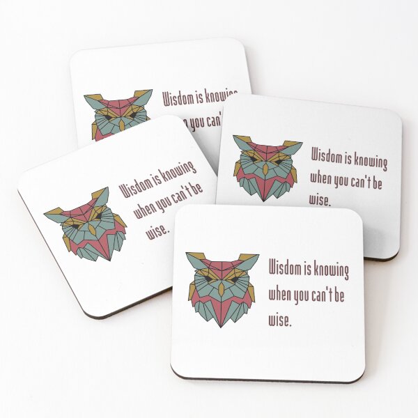 Item preview, Wisdom is knowing when you can't be wise designed and sold by Bees-Honey-Gift.
