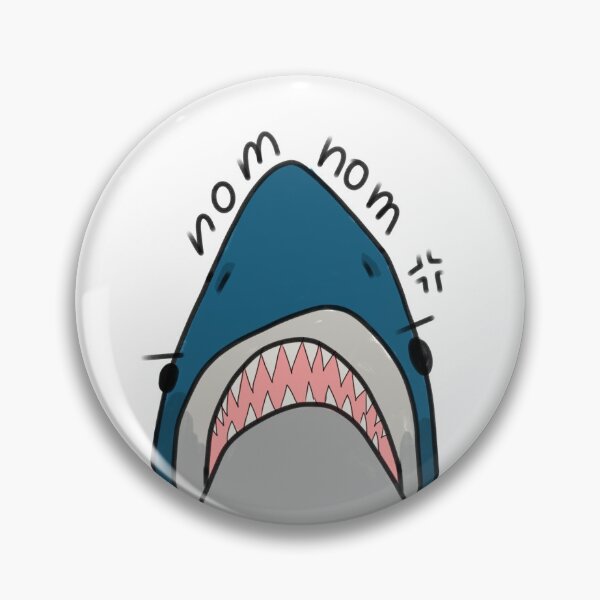 Item preview, Nom nom shark designed and sold by maramyeonni.