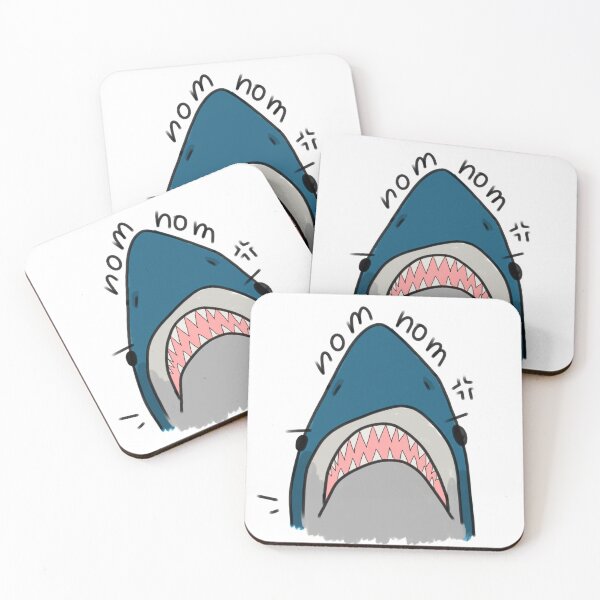 Item preview, Nom nom shark designed and sold by maramyeonni.