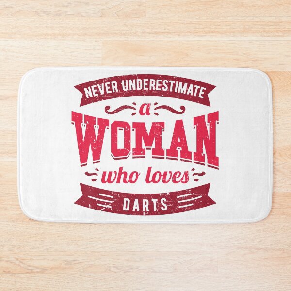 Item preview, Never Underestimate a Woman Who Loves Darts Shirt Great saying gift for her with this funny mug for women designed and sold by Orange Pieces.