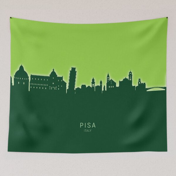 Item preview, Pisa Italy Skyline designed and sold by ArtPrints.