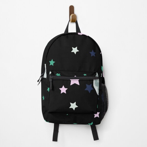 Item preview, moon and stars black pattern design designed and sold by Farage Art.