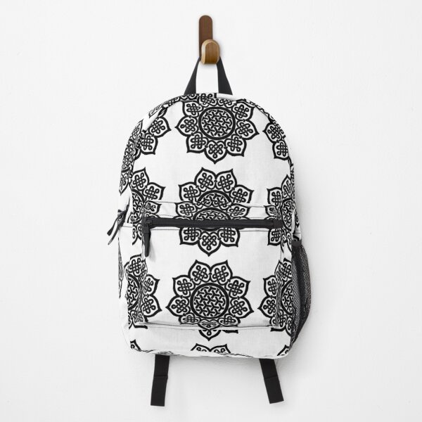 Item preview, BLACK WHITE CELTIC KNOT FLOWER designed and sold by BulganLumini.