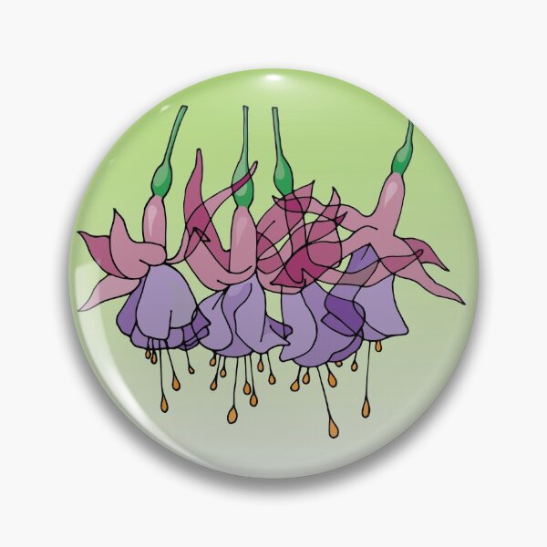 Item preview, Purple Fuchsias designed and sold by designworksnapa.