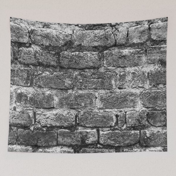 Item preview, Black and white brick wall photo  designed and sold by spooks draws.