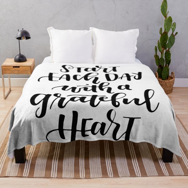 Item preview, Start each day with a grateful heart designed and sold by shirtart shop.