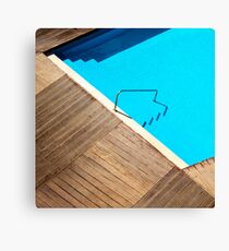 Pool Abstract Canvas Print