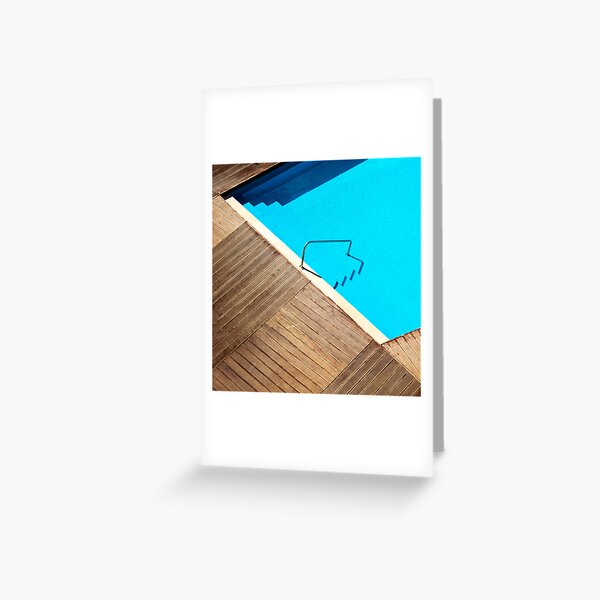 Pool Abstract Greeting Card