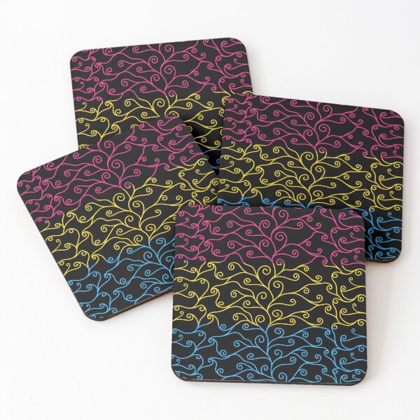 Item preview, Swirls and Silk - Pansexual Flag designed and sold by StephOBrien.