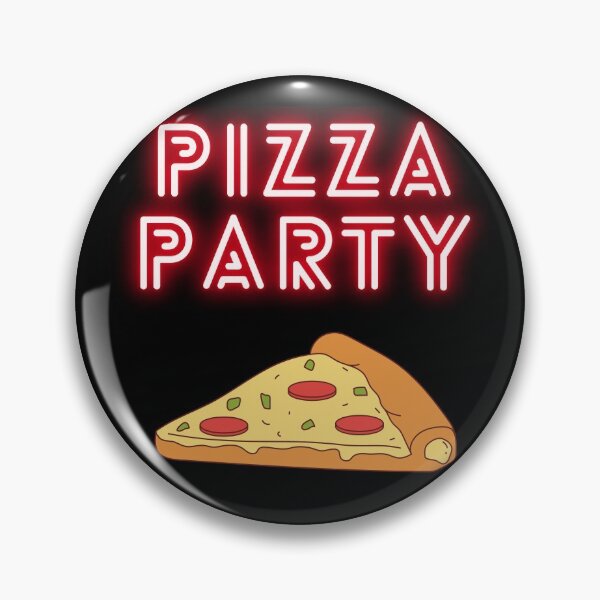 Item preview, Pizza Party Black Design designed and sold by Farage Art.
