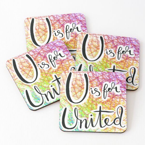 Item preview, U is for United: alphabet doodle design  designed and sold by Hannah's  Doodles.
