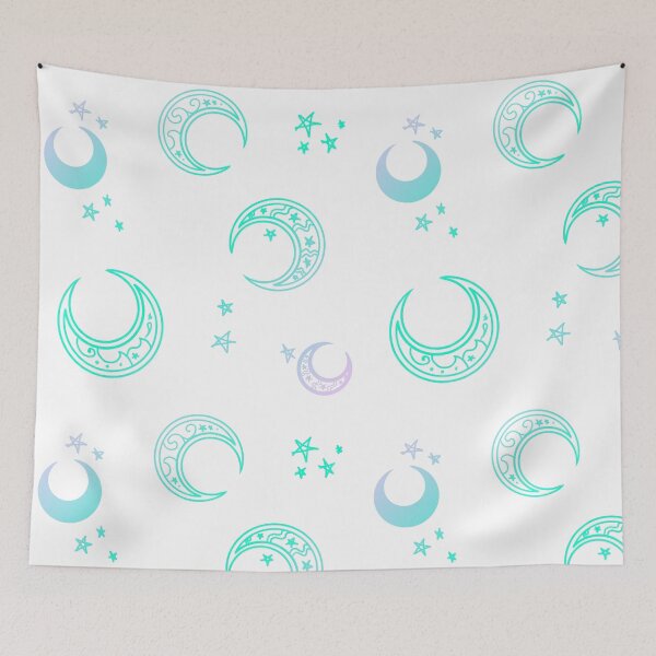 Item preview, Witchy Kingoldrum ancient celestial pattern Pastel Seapunk designed and sold by melisssne.
