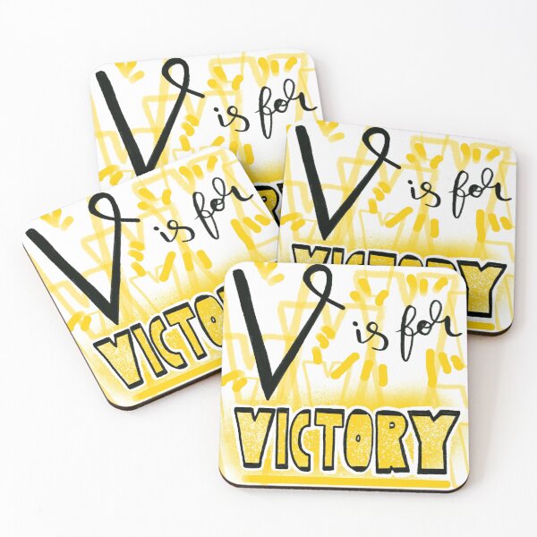 Item preview, V is for Victory: alphabet doodle design  designed and sold by Hannah's  Doodles.