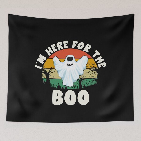 Item preview, I'm here for the boo funny halloween t-shirts designed and sold by TopDesignArt.