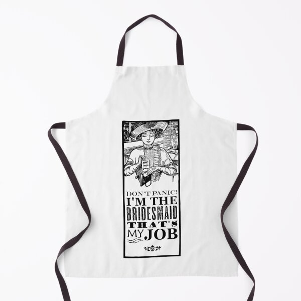 Item preview, Bridesmaid Don't Panic designed and sold by blackheartscot.