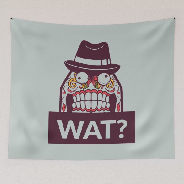 Item preview, Wat? - Awesome humorous person Gift designed and sold by Teenation9.