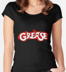 Grease Logo Women's Fitted Scoop T-Shirt