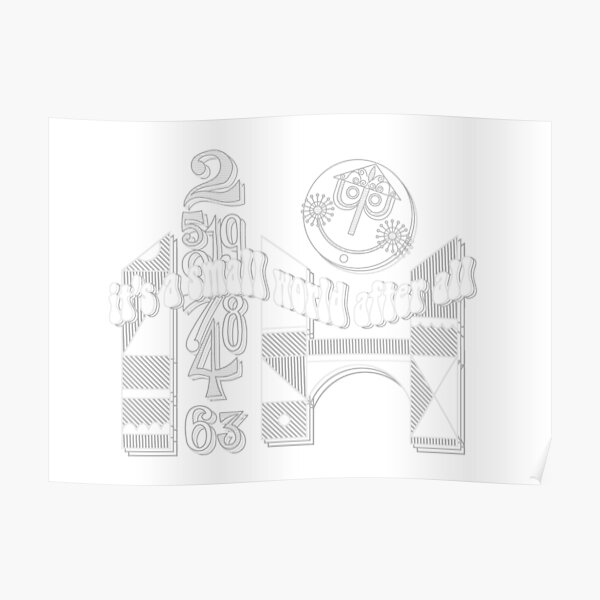 Its A Small World Posters Redbubble