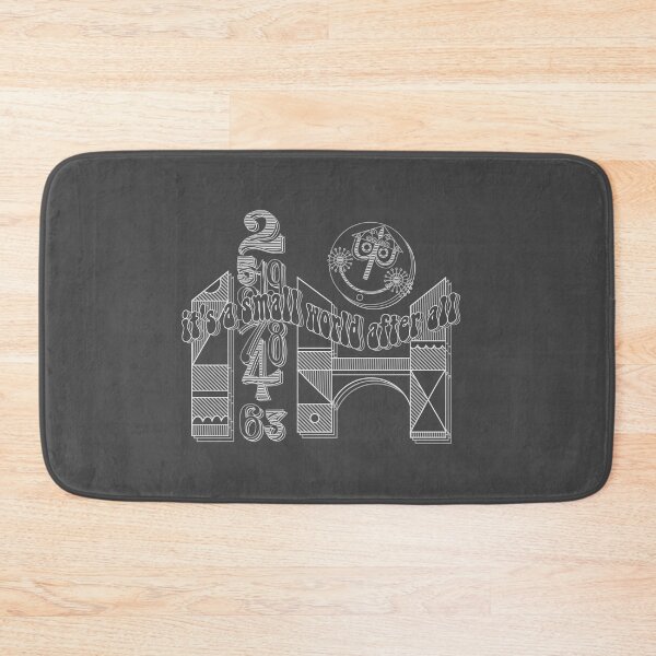 Item preview, It's a Small World (B&W) designed and sold by Cammi Friederichs.