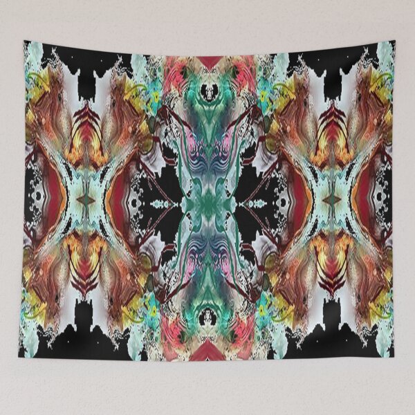 Item preview, Alien, multicolor, , Psychedelic Arte Abstracto, abstract art design designed and sold by Adri Barnard.