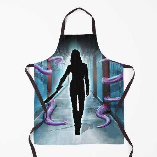 Item preview, Girl silhouette and corridor with tentacles designed and sold by Maks08.