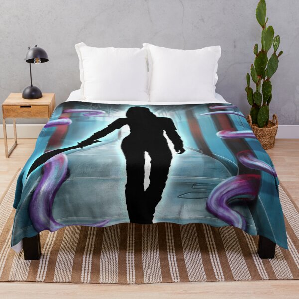 Item preview, Girl silhouette and corridor with tentacles  designed and sold by Maks08.