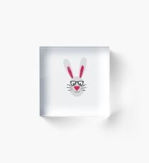 Nerd Rabbit Acrylic Block