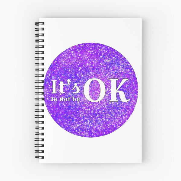Item preview, It's ok to not be ok | mental health quotes designed and sold by ShadowstarArt.