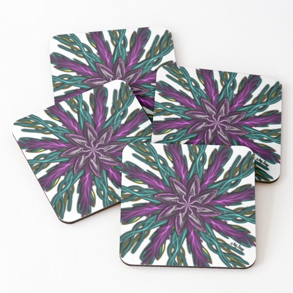 Item preview, Luminance purple flower spins in feathers designed and sold by busyBeanz.