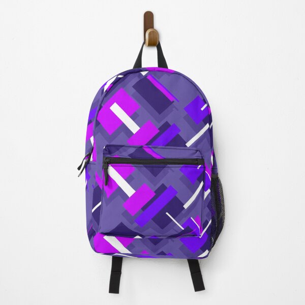 Item preview, Abstract Rectangles Purple Blue designed and sold by eidrood.