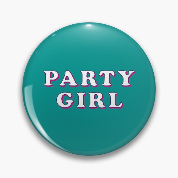 Item preview, Pink purple Party Girl sticker designed and sold by Boxing Kangaroo Retail Company.