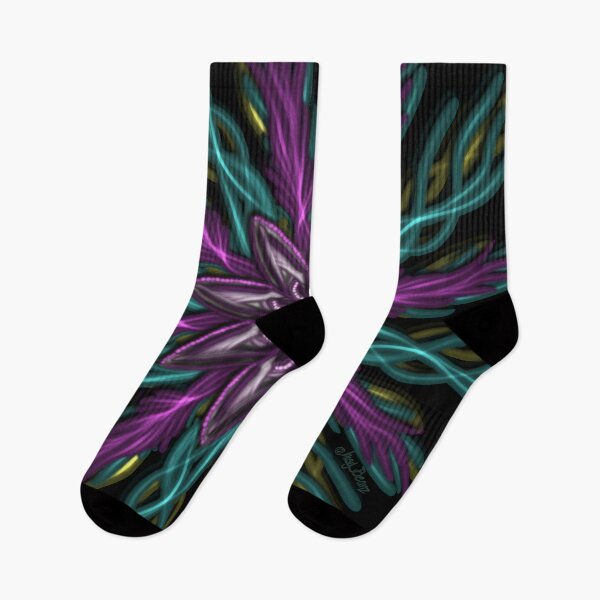 Item preview, Luminance purple flower spins in feathers under Nightfall  designed and sold by busyBeanz.