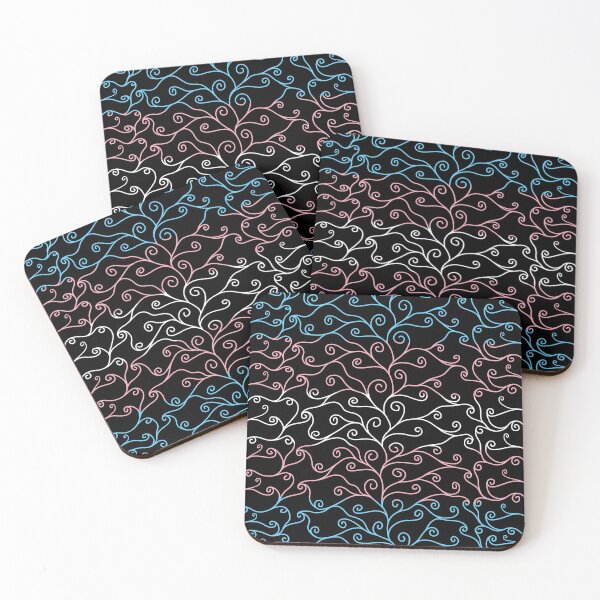 Item preview, Swirls and Silk - Transgender Flag designed and sold by StephOBrien.