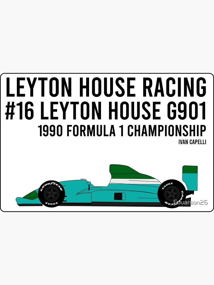 Leyton House G901 Sticker For Sale By Eduarson26 Redbubble