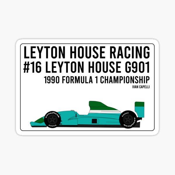 Leyton House March Team Klassisch F1 Aufkleber Vintage Iwan Capelli Grand Prix Leyton House March Team Klassisch F1 Aufkleber Vintage Iwan Capelli Grand Prix