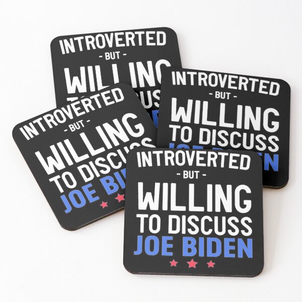 Item preview, Introverted but discuss Joe Biden designed and sold by LynnSites.