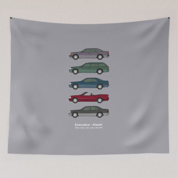 Item preview, W124 S124 C124 A124 & E63 Classic Car Collection designed and sold by RJWautographics.