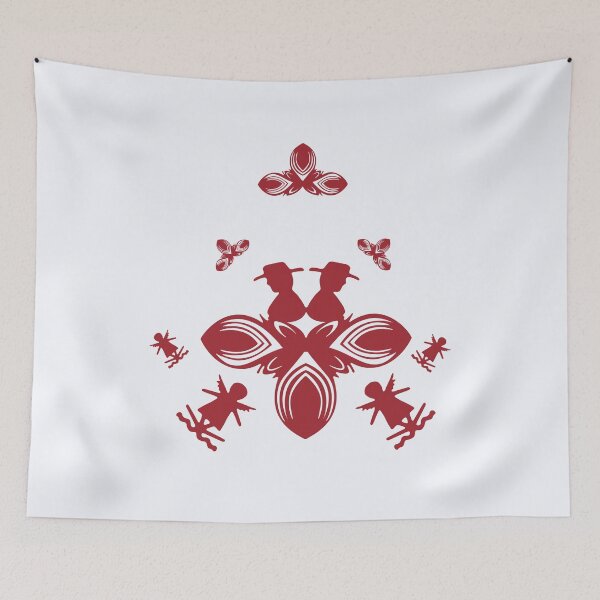 Aperçu de l'œuvre Découpes Highlander Design Folk Polonais - Folklore rouge créée et vendue par amazimals.