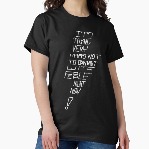 Item preview, David Rose on Schitt's Creek, I'm trying very hard not to connect with people right now designed and sold by The-Goods.