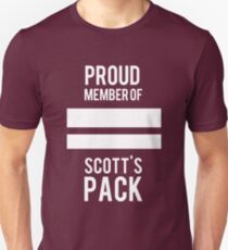 PROUD MEMBER OF SCOTT'S PACK Unisex T-Shirt