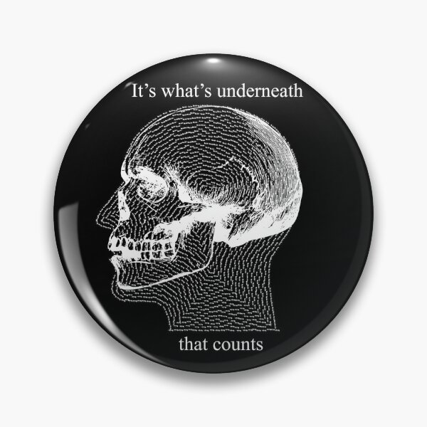 Item preview, It's What's Underneath That Counts (Black) designed and sold by HeyFellowKids.