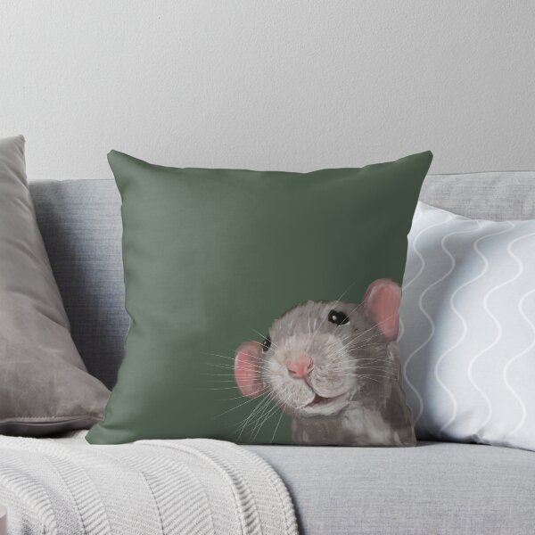 Aperçu de l'œuvre Le rat furtivement (vert) créée et vendue par Doodle-Pip.