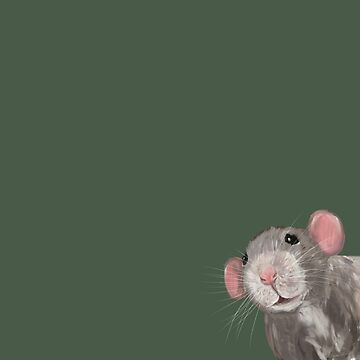 Aperçu de l'œuvre Le rat furtivement (vert) de Doodle-Pip