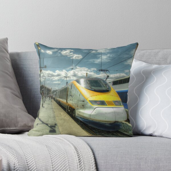Marseilles Eurostar Throw Pillow