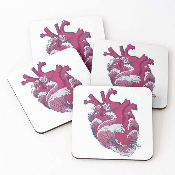 Item preview, water heart designed and sold by Sr Cachi Draws.