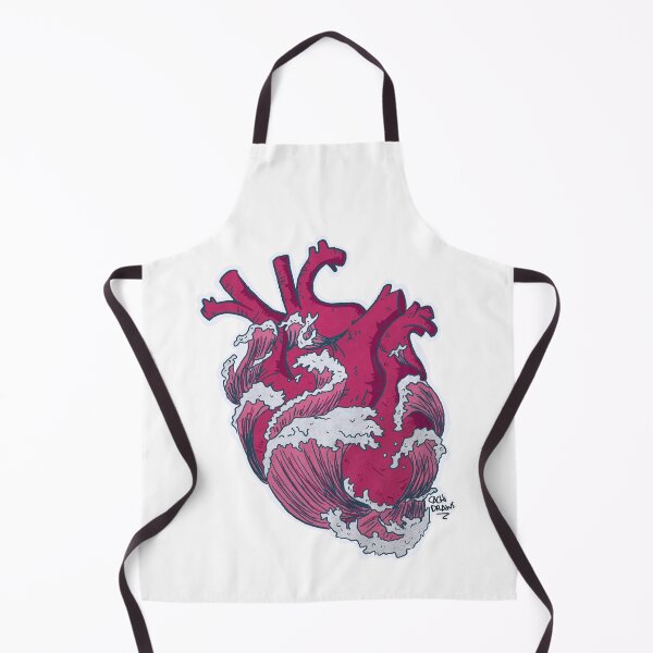 Item preview, water heart designed and sold by Sr Cachi Draws.