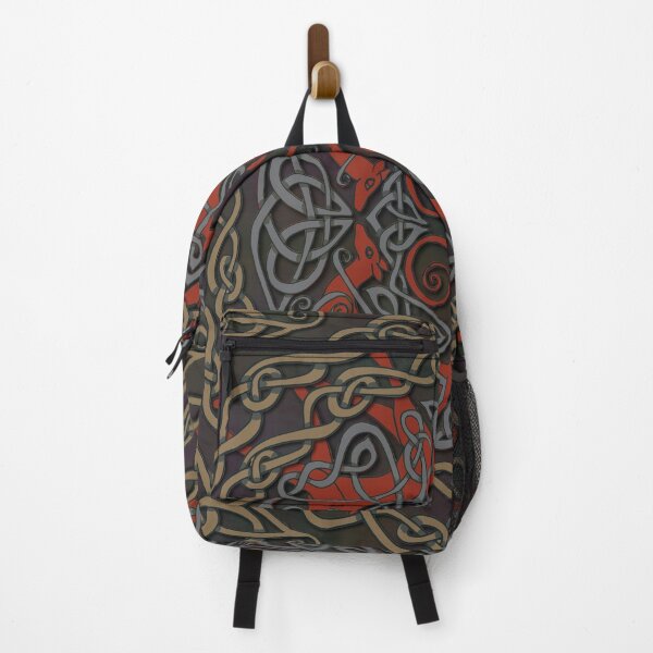 Item preview, Celtic Knotwork Greyhounds - Red & Taupe designed and sold by lottibrown.
