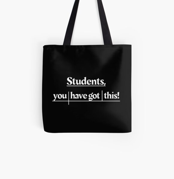Sentence Diagram of Encouragement All Over Print Tote Bag