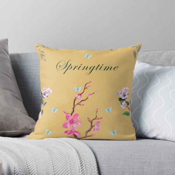 Beautiful Springtime 2 Throw Pillow