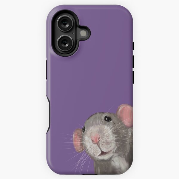 Item preview, The Peeking Rat (Purple) designed and sold by Doodle-Pip.